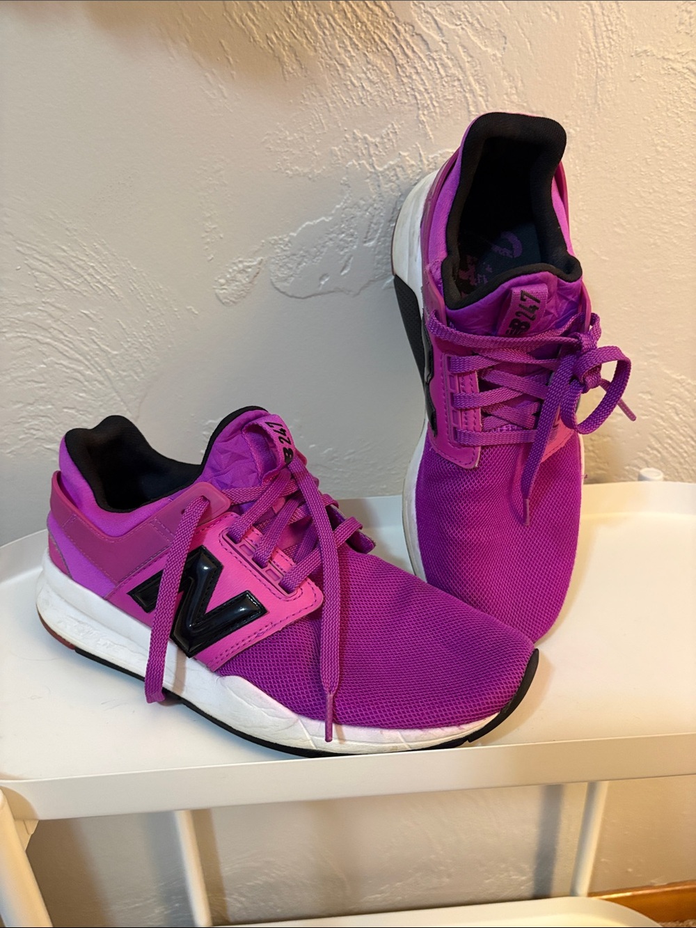 New Balance Women's Athletic Sneakers - Bright Pink & Magenta